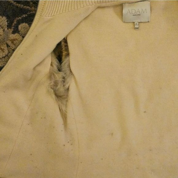 Adam Lippes coyote fur vest medium full zip - Picture 8 of 9